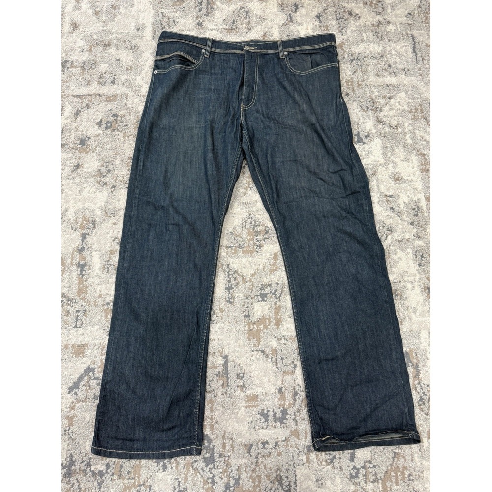 Levi's Men's 514 Black Label  Jeans Size 40 X 32. Rear Zipper Pocket Modern Wide